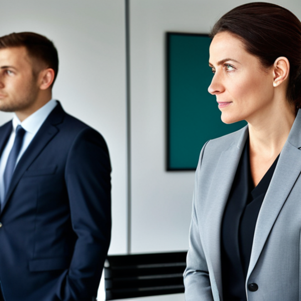 Emotional Intelligence in Leadership**

"A professional businesswoman in a modest, tailored pantsuit, calmly listening to a colleague in a modern office setting, fully clothed, appropriate attire, safe for work, perfect anatomy, natural proportions, professional portrait, showing empathy and understanding, family-friendly, high quality."

**