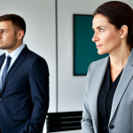 Emotional Intelligence in Leadership**

"A professional businesswoman in a modest, tailored pantsuit, calmly listening to a colleague in a modern office setting, fully clothed, appropriate attire, safe for work, perfect anatomy, natural proportions, professional portrait, showing empathy and understanding, family-friendly, high quality."

**